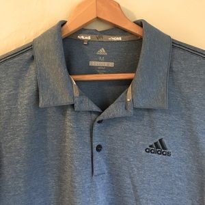 🏌🏽‍♂️Adidas Golf Blue Polo Medium
